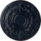 Ekena Millwork Oslo Ceiling Medallion (Fits Canopies up to 10 1/2"), 28 1/8"OD x 1 3/4"P, Midnight Dream CM28OSMDF - alternate 1